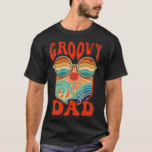 Mens Groovy Vater 70er Ästhetische Nostalgie Ret 1 T-Shirt