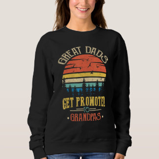 Mens große Vater werden zu Grandpas Grandfath befö Sweatshirt