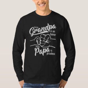 Mens Großvater zu sein ist Ehre Papa zu sein sind  T-Shirt