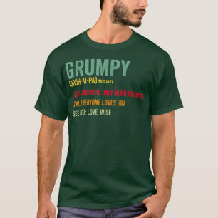 Mens Grumpa definiert sich nur als regelmäßiger Gr T-Shirt