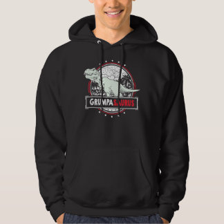 Mens Grumpa Idee von Großkindern Männer Trex Grump Hoodie