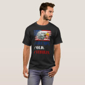 Mens Grumpy Old Veteran American Eagle Flag Cool F T-Shirt (Vorne ganz)