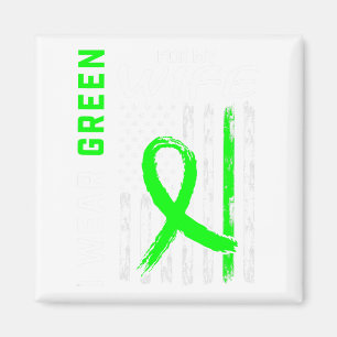Mens Grüne Ehefrau Nierenerkrankung Zerebralparese Magnet