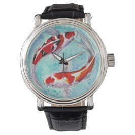 Mens gucken. Japanisch Koi Karp Design Armbanduhr