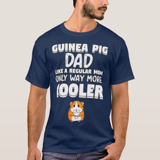 Mens Guinea Schweinefleisch Vater Cooler Design Ge T-Shirt (Vorderseite)