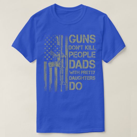 Mens Guns töten Menschen nicht Vater mit Hübschen T-Shirt (Design vorne)