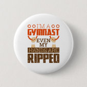 Mens Gymnastics Boy Gymnast Handgriff Ripped Rings Button (Vorderseite)