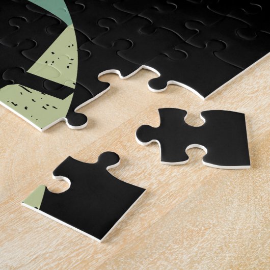 Mens Gymnastics Male on Pommel Horse Sunset Puzzle (Seite)