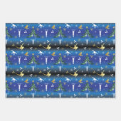 Mens Gymnastics Weihnachtsbaum Geschenkpapier Set (Vorderseite 3)