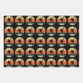 Mens Gymnastik Custom Gymnastik Sunset Birthday Geschenkpapier Set (Vorderseite)