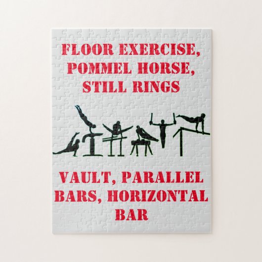 Mens Gymnastik Puzzle für Jungen! (Vertikal)