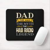 Mens Ham Radio Vater Shirts Geschenke für Vater - Mousepad (Mit Mouse)