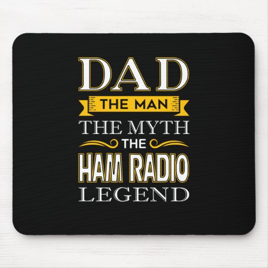Mens Ham Radio Vater Shirts Geschenke für Vater - Mousepad (Vorne)