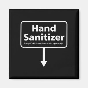 Mens Hand Sanitizer - Funny Adult Humor Weihnachte Magnet