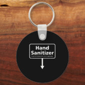 Mens Hand Sanitizer - Funny Adult Humour Christmas Schlüsselanhänger (Vorderseite)