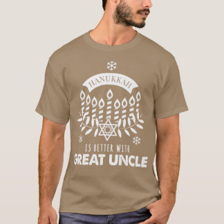 Mens Hanukkah ist besser, wenn der Große Onkel pas T-Shirt