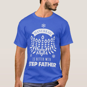 Mens Hanukkah ist besser, wenn der Schrittvater pa T-Shirt