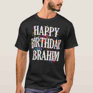 Mens Happy Birthday Ibrahim Vorname Boys Colorf T-Shirt