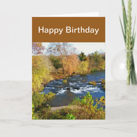 Mens Happy Birthday Shoal Creek Missouri Karte (Vorderseite)