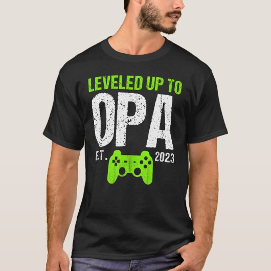 Mens hat bis zum OPA Est 2023 neues Opa Game T-Shirt (Vorderseite)