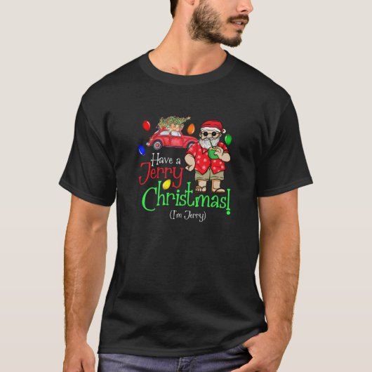 Mens Have A Jerry Christmas A Funny Holiday Jerry T-Shirt (Vorderseite)