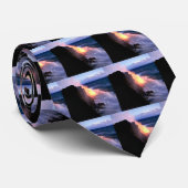 Mens Hawaiian Volcano Krawatte (Gerollt)