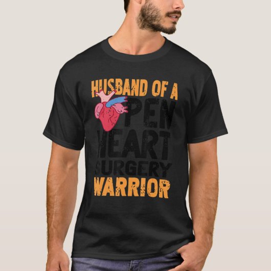 Mens Heart Health Awareness for Bypass Recovery T-Shirt (Vorderseite)