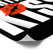 Mens He's My Midnight Kiss Happy New Year Matching Poster (Ecke)