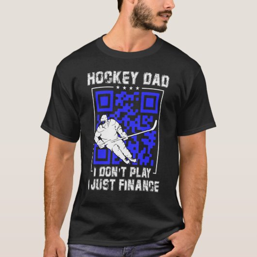 Mens Hockey Vater Ich spiele nicht, nur eis zu fin T-Shirt (Vorderseite)