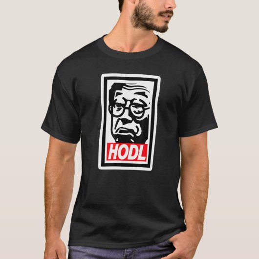 Mens Hodl T-Shirt Crypto (Vorderseite)