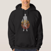 Mens Hoodie Sweatshirt Basketball Game (Vorderseite)