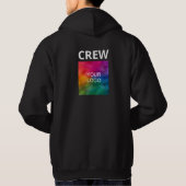 Mens Hoodies - Ihr Firmenlogo hier Crew (Rückseite)