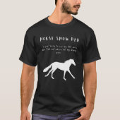 Mens Horse Vater mit Galopp T-Shirt (Vorderseite)