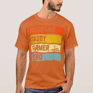 Mens Husband Daddy Bauer Hero Father's Day Costum T-Shirt