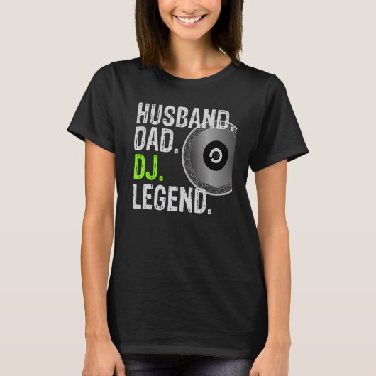 Mens Husband Vater DJ Legend - DJ Design_3 T-Shirt (Vorderseite)