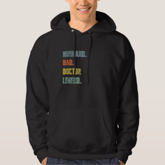 Mens Husband Vater Doktor Legend Vintag Vaterschaf Hoodie