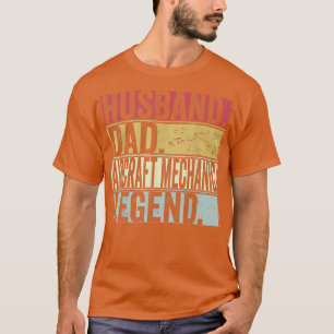Mens Husband Vater Mechanische Legende Geschenk fü T-Shirt
