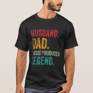 Mens Husband Vater Music Producer Making Beat Make T-Shirt