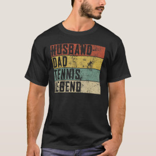 Mens Husband Vater Tennis Legend Tennis Pater T-Shirt