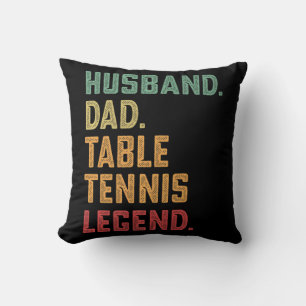 Mens Husband Vater Tischtennis Legend Kissen