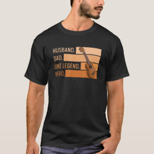 Mens Husband Vater Uke Legend Hero für Ihr UK H T-Shirt