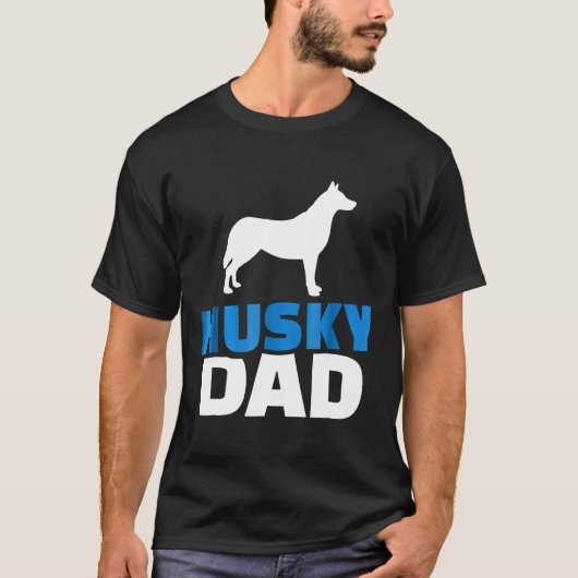 Mens Husky Vater T-Shirt (Vorderseite)