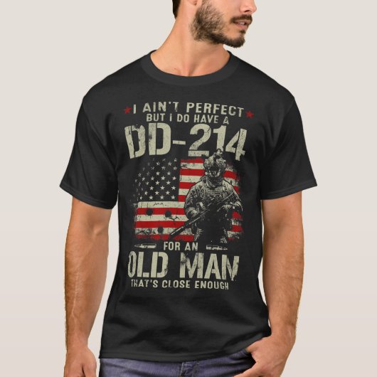 Mens I Ain_t perfekt, aber ich habe eine DD-214 fü T-Shirt (Vorderseite)