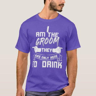 Mens I am the groom matching set triple 13 Funny T-Shirt