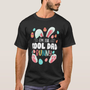 Mens I bin der Coole Vater Bunny Matching Family O T-Shirt