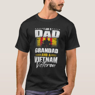 Mens I bin ein Vater Großvater und ein vietnamesis T-Shirt