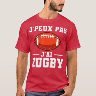 Mens I Cant I habe Rugby Rugbyman T-Shirt