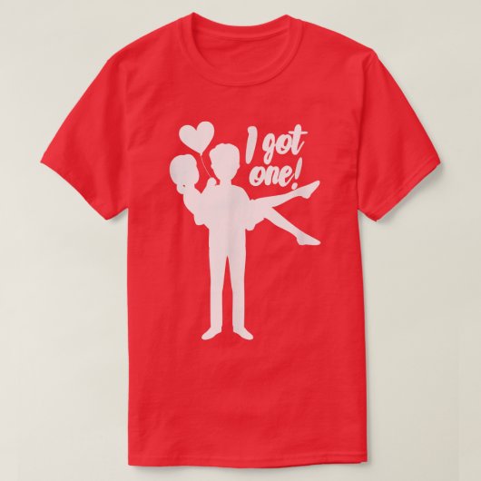 Mens I Got One Groom Bride Wedding Bachelor Party  T-Shirt (Design vorne)