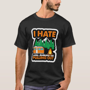 Mens I Hasse Ausziehen Camping Trailer Retro Tra T-Shirt
