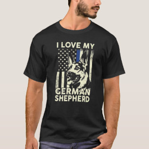 Mens I Liebe German Shepherd Niedlich German Shepa T-Shirt